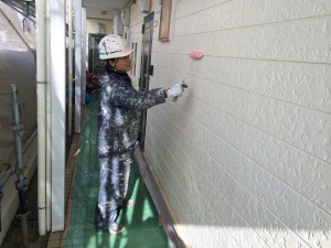 福岡市南区　ドミール老司　塗装工事
